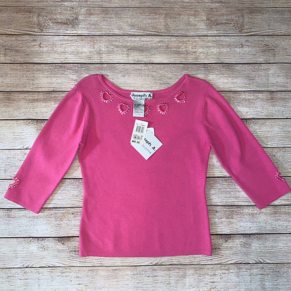 NWT Women’s Joseph A. Rhinestone Blouse